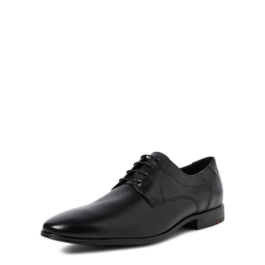Lloyd Męskie skórzane buty sznurowane - Core 111 Mężczyźni skóra czarny jednolity ze sklepu vangraaf w kategorii Buty eleganckie męskie - zdjęcie 185851338