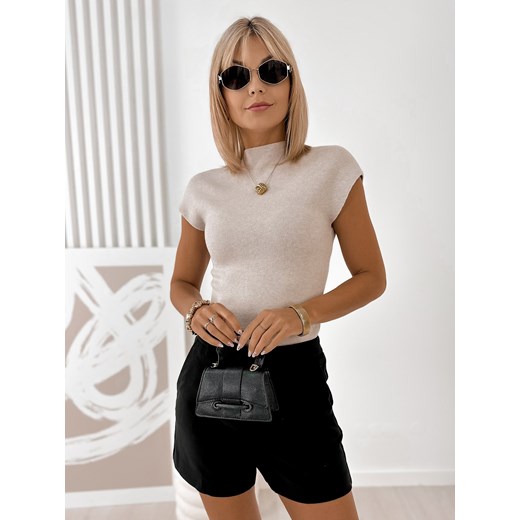 sweter darcy beżowy one size ze sklepu UBRA w kategorii Swetry damskie - zdjęcie 185851347
