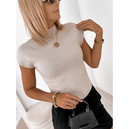 sweter darcy beżowy one size ONE SIZE UBRA