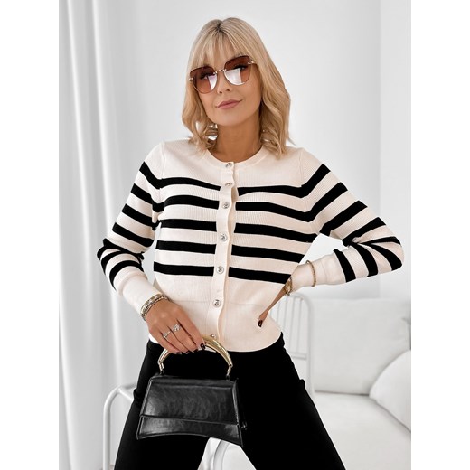 sweter martinique beżowy one size ze sklepu UBRA w kategorii Swetry damskie - zdjęcie 185851417