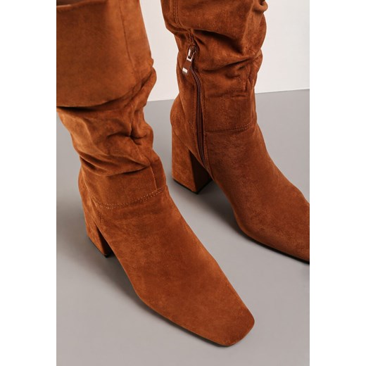 Brązowe Kozaki Keaxalim 40 born2be.pl