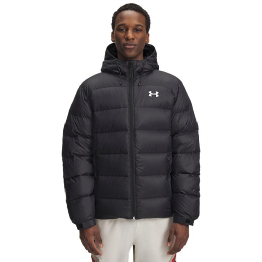 Męska kurtka zimowa Under Armour UA Sportswear Down - czarna ze sklepu Sportstylestory.com w kategorii Kurtki męskie - zdjęcie 185854439