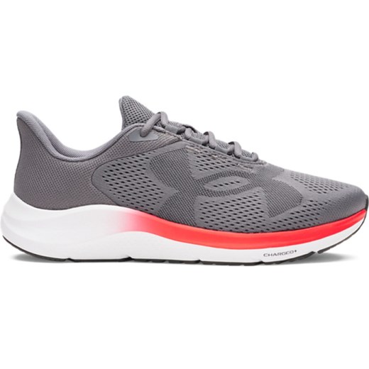 Meskie buty do biegania Under Armour UA Charged Pursuit 4 Big Logo - szare ze sklepu Sportstylestory.com w kategorii Buty sportowe męskie - zdjęcie 185854579