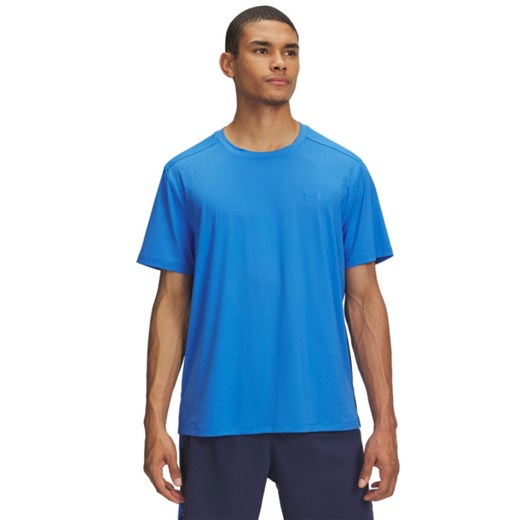 Męska koszulka do biegania Under Armour UA Launch Elite - niebieska ze sklepu Sportstylestory.com w kategorii T-shirty męskie - zdjęcie 185854937