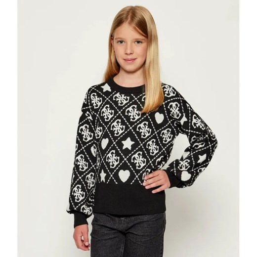 Guess Sweter | Regular Fit | z dodatkiem wełny ze sklepu Gomez Fashion Store w kategorii Swetry dziewczęce - zdjęcie 185855238