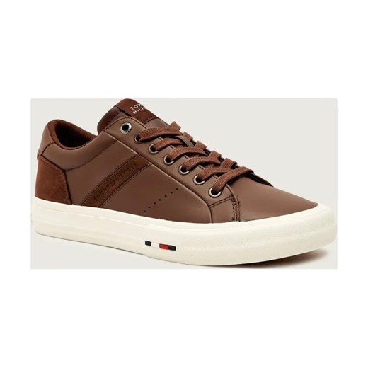 Tommy Hilfiger Skórzane sneakersy HI VULC LTH STREET ze sklepu Gomez Fashion Store w kategorii Buty sportowe męskie - zdjęcie 185855295