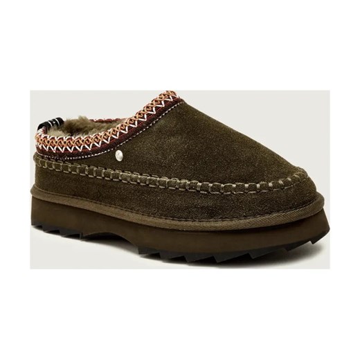 EMU Australia Skórzane mule Sharky Adventure Scuff | z dodatkiem wełny ze sklepu Gomez Fashion Store w kategorii Klapki damskie - zdjęcie 185855296