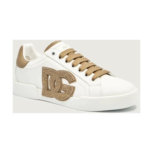 Dolce & Gabbana Skórzane sneakersy ze sklepu Gomez Fashion Store w kategorii Buty sportowe damskie - zdjęcie 185855448