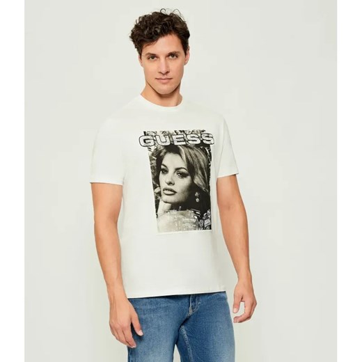GUESS T-shirt | Regular Fit ze sklepu Gomez Fashion Store w kategorii T-shirty męskie - zdjęcie 185855519