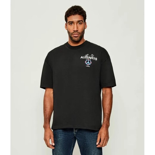 AllSaints T-shirt REINCARNATE | Oversize fit ze sklepu Gomez Fashion Store w kategorii T-shirty męskie - zdjęcie 185855546