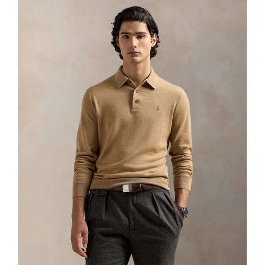 POLO RALPH LAUREN Wełniane polo | Regular Fit ze sklepu Gomez Fashion Store w kategorii T-shirty męskie - zdjęcie 185855547