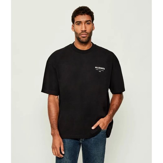 All Saints T-shirt UNDERGROUND | Oversize fit ze sklepu Gomez Fashion Store w kategorii T-shirty męskie - zdjęcie 185855558