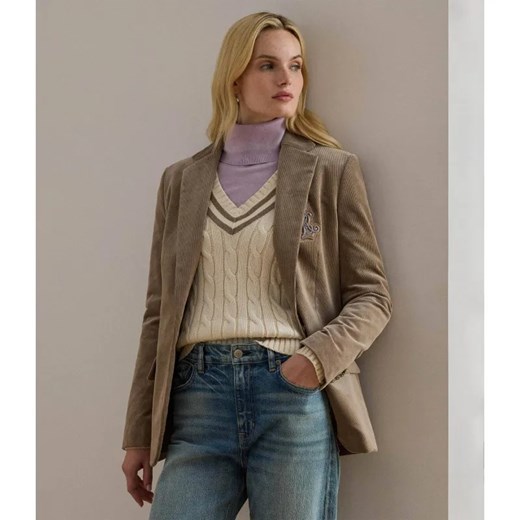 LAUREN RALPH LAUREN Sztruksowa marynarka | Regular Fit ze sklepu Gomez Fashion Store w kategorii Marynarki damskie - zdjęcie 185855575
