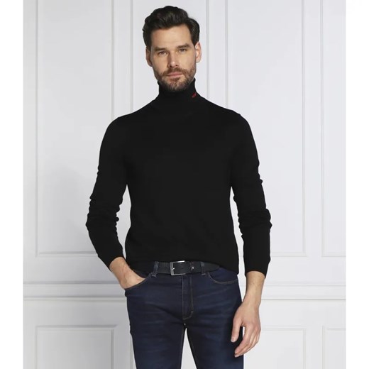 HUGO Wełniany golf San Thomas-M | Regular Fit ze sklepu Gomez Fashion Store w kategorii Swetry męskie - zdjęcie 185855627