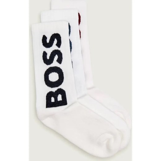 BOSS BLACK Skarpety 3-pack 3P QS Rib Logo CC ze sklepu Gomez Fashion Store w kategorii Skarpetki męskie - zdjęcie 185855717