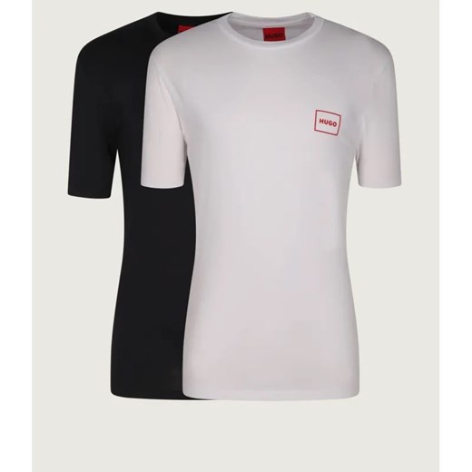 HUGO T-shirt 2-pack Dugopak | Regular Fit ze sklepu Gomez Fashion Store w kategorii T-shirty męskie - zdjęcie 185855725