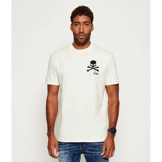 Philipp Plein T-shirt Skull & Bones | Regular Fit ze sklepu Gomez Fashion Store w kategorii T-shirty męskie - zdjęcie 185855726