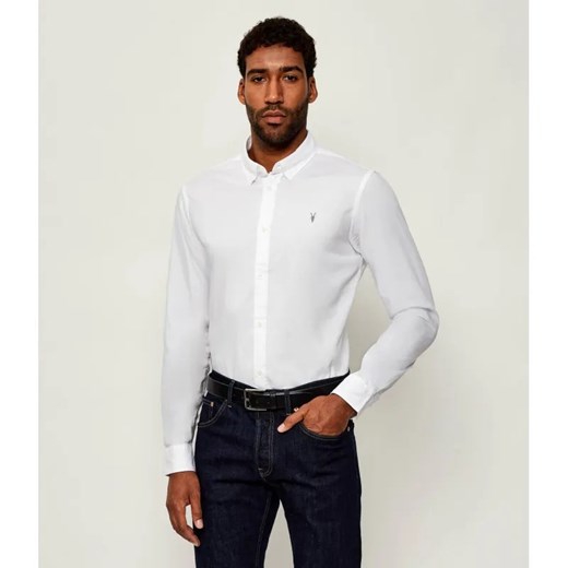 All Saints Koszula HAWTHORNE | Slim Fit | stretch ze sklepu Gomez Fashion Store w kategorii Koszule męskie - zdjęcie 185855728