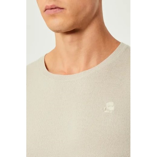 Karl Lagerfeld Wełniany sweter | Regular Fit Karl Lagerfeld XXXL Gomez Fashion Store