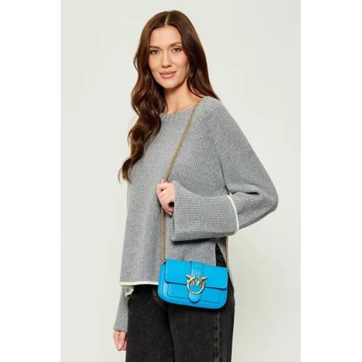 Pinko Skórzana torebka na ramię LOVE ONE POCKET Pinko OS Gomez Fashion Store