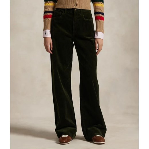 POLO RALPH LAUREN Sztruksowe spodnie | Relaxed fit ze sklepu Gomez Fashion Store w kategorii Spodnie damskie - zdjęcie 185858877