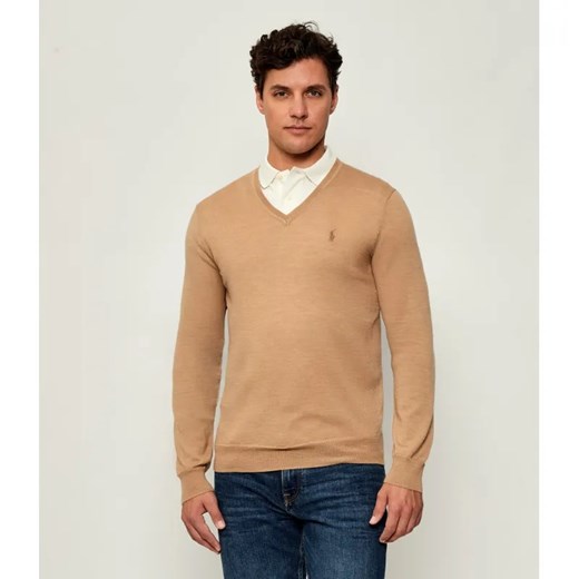 POLO RALPH LAUREN Wełniany sweter | Slim Fit ze sklepu Gomez Fashion Store w kategorii Swetry męskie - zdjęcie 185858926