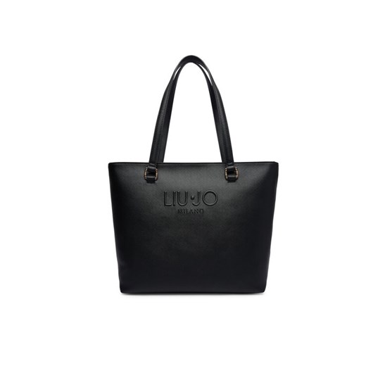 Torebka Liu Jo Halona AF5321 E0087 Czarny ze sklepu eobuwie.pl w kategorii Torby Shopper bag - zdjęcie 185859219