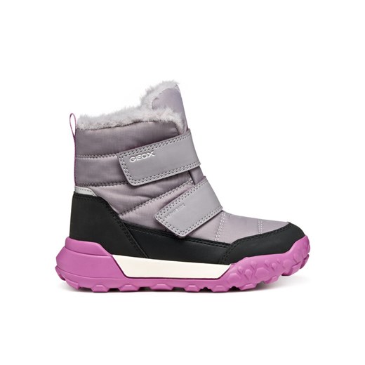 Śniegowce Geox J Trekkyup B Ab J46M7B 08V50 C1324 S Szary ze sklepu eobuwie.pl w kategorii Buty zimowe dziecięce - zdjęcie 185859235