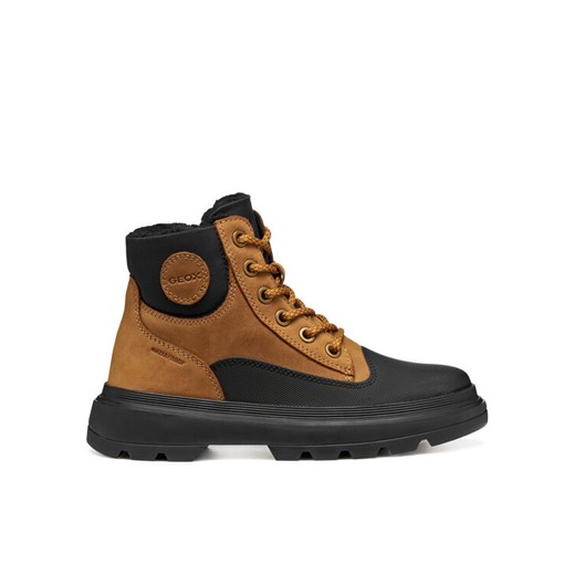 Trzewiki Geox J Kiddartah Wpf J56MLB 032FU C0275 D Brązowy ze sklepu eobuwie.pl w kategorii Buty zimowe dziecięce - zdjęcie 185859469