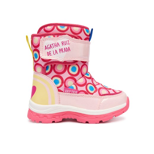 Śniegowce Agatha Ruiz de la Prada 251990 D Różowy ze sklepu eobuwie.pl w kategorii Buty zimowe dziecięce - zdjęcie 185859798