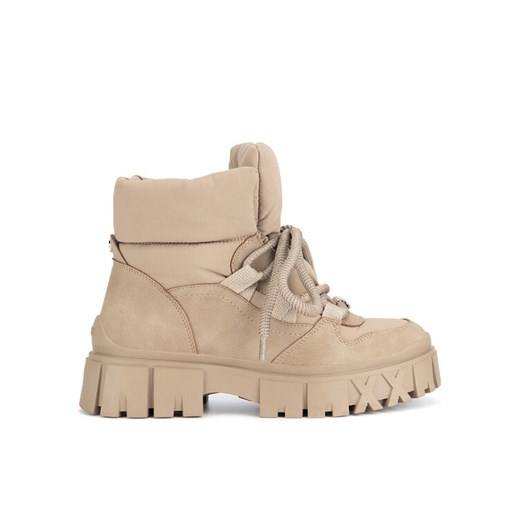 Śniegowce MEXX CEO-MI001713343W Beżowy ze sklepu eobuwie.pl w kategorii Workery damskie - zdjęcie 185859828