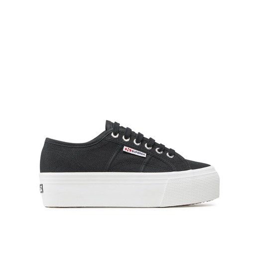 Tenisówki Superga 2790 Platform S9111LW Czarny ze sklepu eobuwie.pl w kategorii Trampki damskie - zdjęcie 185859848
