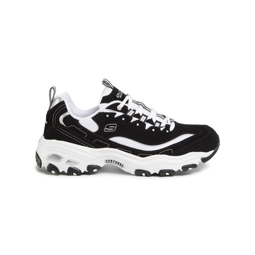 Sneakersy Skechers D'lites 52675/BKW Czarny ze sklepu eobuwie.pl w kategorii Buty sportowe męskie - zdjęcie 185859906