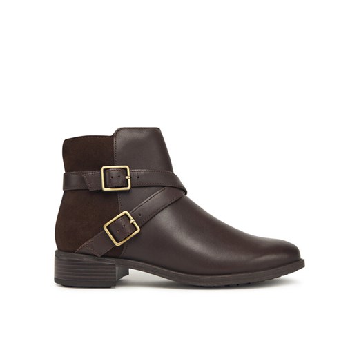Botki Clarks Havisham Bay 26182942 Brązowy ze sklepu eobuwie.pl w kategorii Botki - zdjęcie 185860068