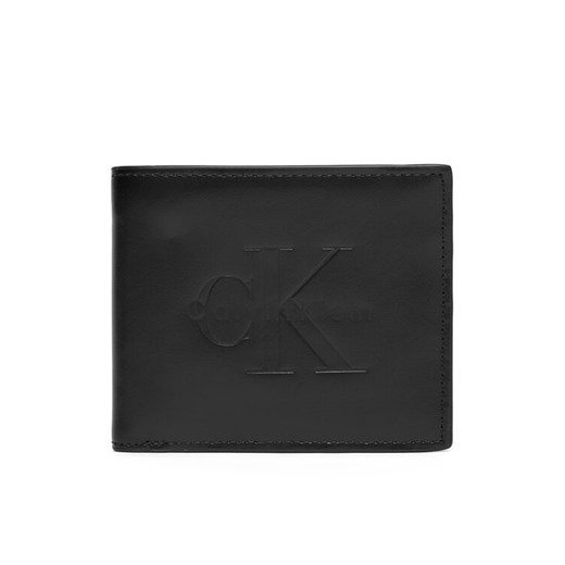 Portfel męski Calvin Klein Bold Billfold LV04D1155G Czarny ze sklepu eobuwie.pl w kategorii Portfele męskie - zdjęcie 185860285