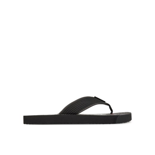 Japonki Tommy Jeans Tjm Elevated Beach Sandal EM0EM01561 Czarny ze sklepu eobuwie.pl w kategorii Klapki męskie - zdjęcie 185860318