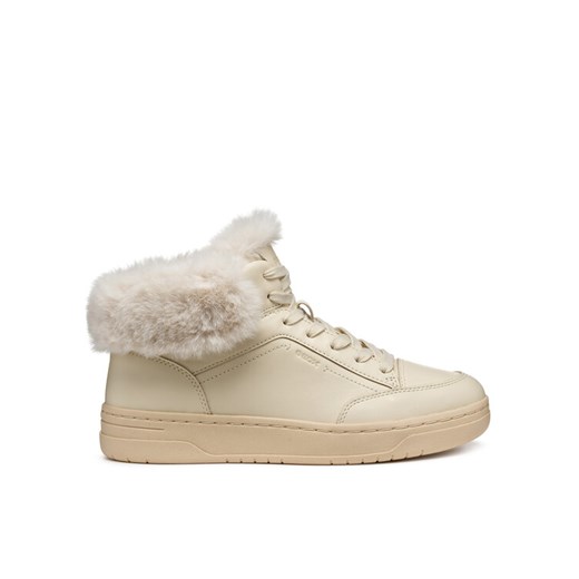 Sneakersy Geox D Sedral Court D564QC 00085 C1122 Écru ze sklepu eobuwie.pl w kategorii Buty sportowe damskie - zdjęcie 185860346
