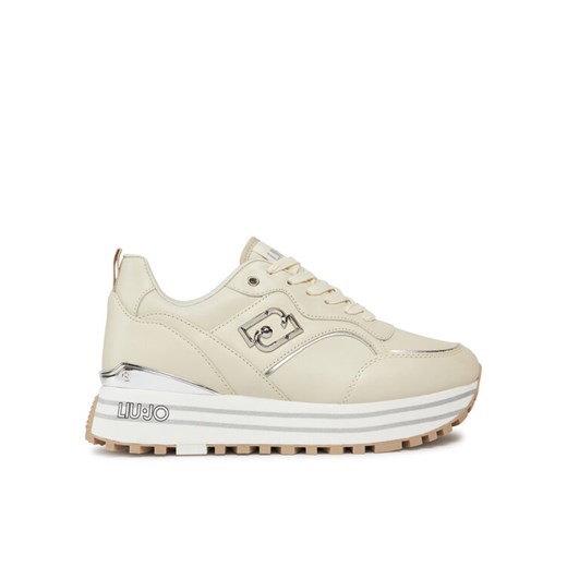 Sneakersy Liu Jo Maxi Wonder 73 BA4059 P0102 Beżowy ze sklepu eobuwie.pl w kategorii Buty sportowe damskie - zdjęcie 185860416