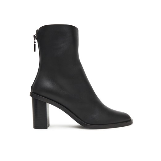 Botki Max Mara Midiboot80 25247960726 Czarny ze sklepu eobuwie.pl w kategorii Botki - zdjęcie 185860429