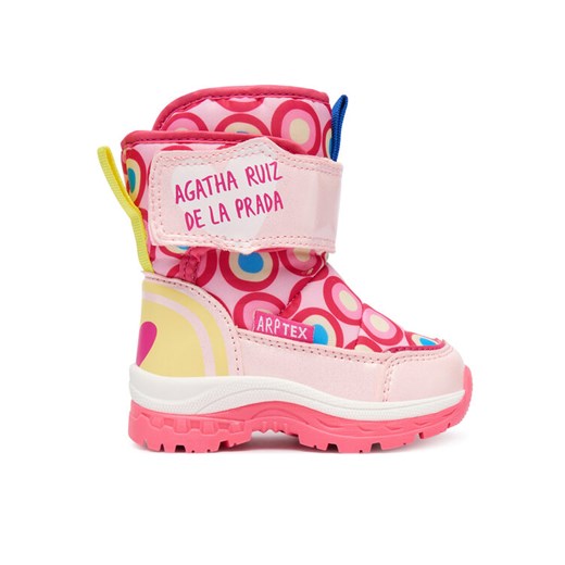 Śniegowce Agatha Ruiz de la Prada 251990 M Różowy ze sklepu eobuwie.pl w kategorii Buty zimowe dziecięce - zdjęcie 185860438