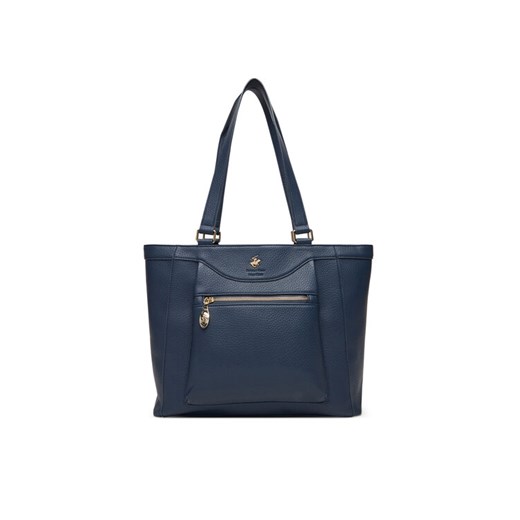 Torebka Beverly Hills Polo Club C-BHPC-L-002-08 Granatowy ze sklepu eobuwie.pl w kategorii Torby Shopper bag - zdjęcie 185860678