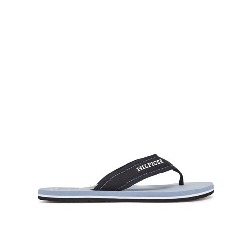 Japonki Tommy Hilfiger Hilfiger H Padded Beach Sandal FM0FM05536 Granatowy ze sklepu eobuwie.pl w kategorii Klapki męskie - zdjęcie 185860759