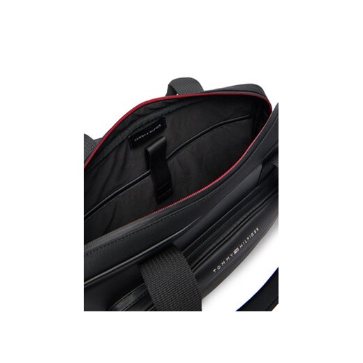 Torba na laptopa Tommy Hilfiger Th Foundation Computer Bag AM0AM13626 Czarny Tommy Hilfiger OS eobuwie.pl