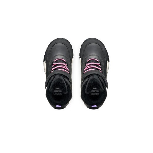 Śniegowce Geox J Trekkyup B Ab J46M7A 0MEMS C9266 S Czarny Geox 30 eobuwie.pl