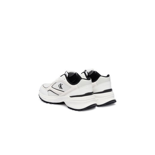 Sneakersy Calvin Klein Hike Runner Mesh Mix Met Mg YW0YW02009 Biały Calvin Klein 40 eobuwie.pl