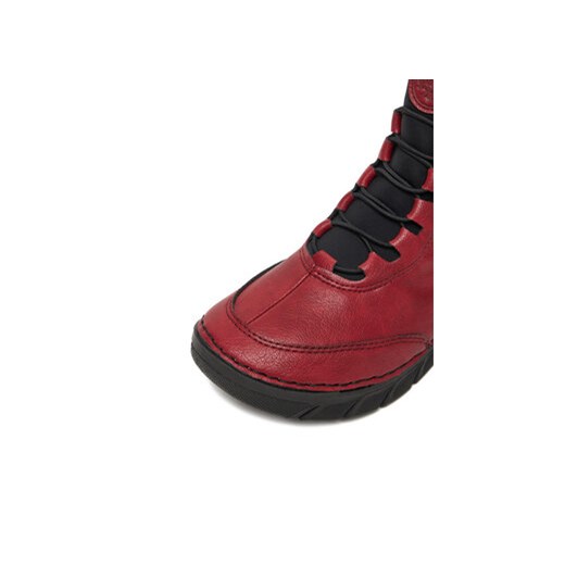 Trzewiki Rieker CEO-55069-35 Bordowy Rieker 41 eobuwie.pl