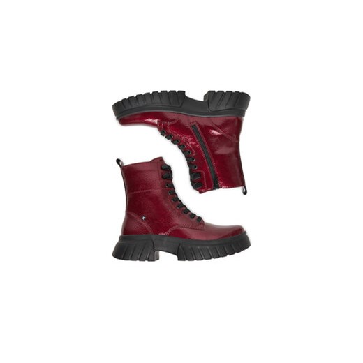 Trzewiki Rieker CEO-W1870-35 Bordowy Rieker 39 eobuwie.pl