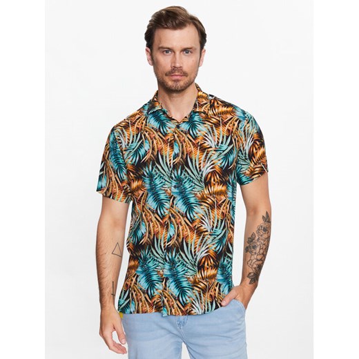 INDICODE Koszula Vikke 20-346 Czarny Regular Fit ze sklepu MODIVO w kategorii Koszule męskie - zdjęcie 185868478