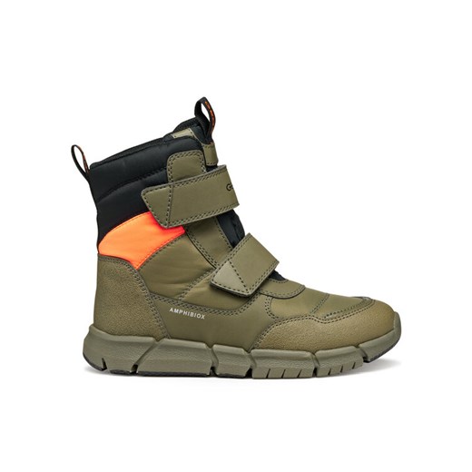 Geox Śniegowce J Flexyper B Abx J169XC 0FU50 C0623 D Khaki ze sklepu MODIVO w kategorii Buty zimowe dziecięce - zdjęcie 185868495