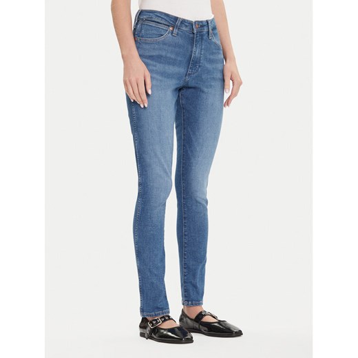 Wrangler Jeansy Sienna 112362641 Niebieski Slim Fit ze sklepu MODIVO w kategorii Jeansy damskie - zdjęcie 185868528